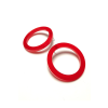 CIRCLES 4CM RED