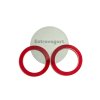 CIRCLES 4CM RED