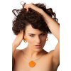 Náhrdelník CIRCLE 4 cm - ORANGE