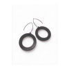 DROPS CIRCLES 3 CM BLACK