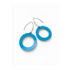 DROPS CIRCLES 3 CM BLUE