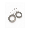 DROPS CIRCLES 3 CM GREY