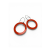 DROPS CIRCLES 4 CM RED