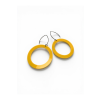 DROPS CIRCLES 4 CM YELLOW