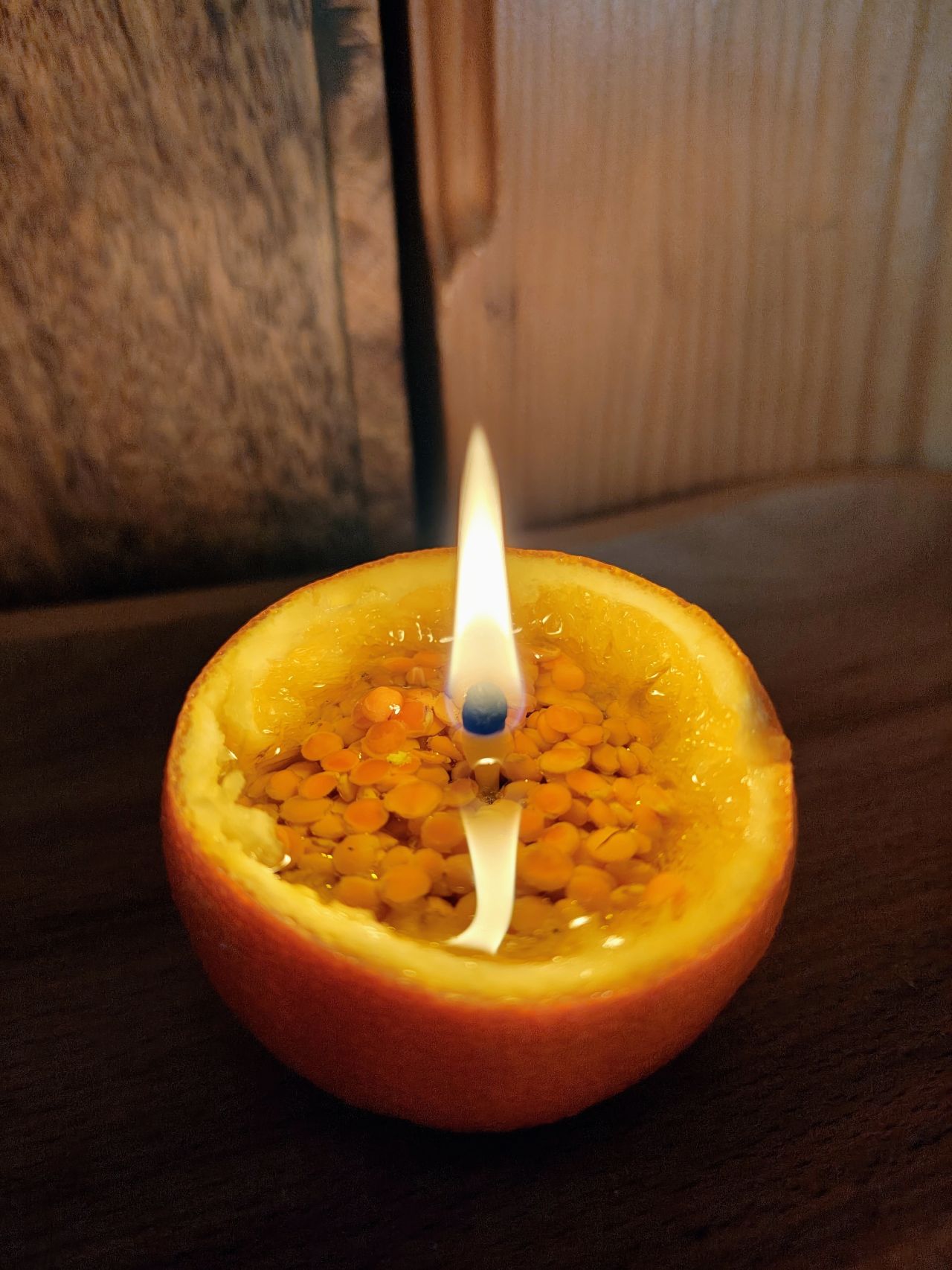 Sviečka z olivového oleja?