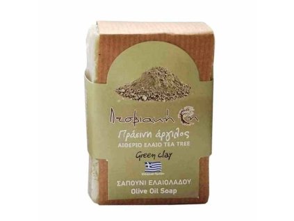 zelený íl mydlo