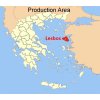 mapa Lesbos lokalita