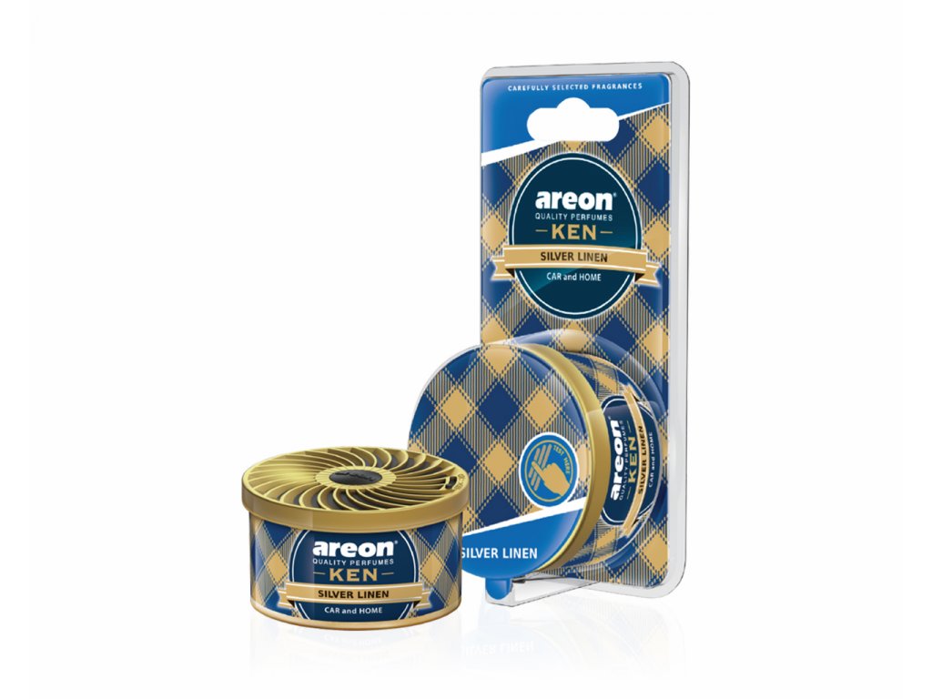 Osvěžovač vzduchu AREON KEN blister - SILVER LINEN