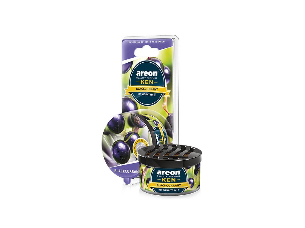 Osvěžovač vzduchu AREON KEN blister - BLACKCURRANT