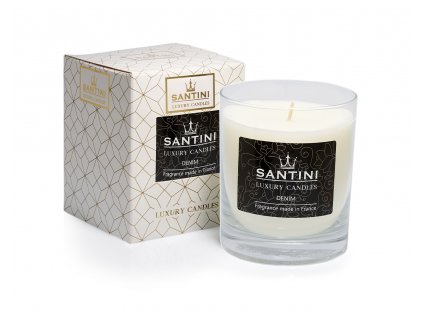 Luxusní svíčka SANTINI 270 g - DENIM