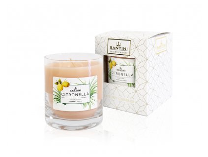Luxusní svíčka SANTINI 270 g - CITRONELLA