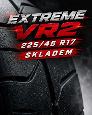 Jedna z nejpopulárnějších pneumatik je skladem! https://www.extreme-tyres.cz/pneumatiky/extreme-vr2-225-45-r17/