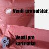 karimatka nafukovaci extremio ventil