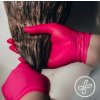 Nitrilové rukavice NITRIL IDEAL 100 ks, nepudrované, magenta, 3.5 g