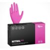 Nitrilové rukavice NITRIL IDEAL 100 ks, nepudrované, magenta, 3.5 g
