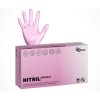 Nitrilové rukavice NITRIL SPARKLE 100 ks, nepudrované, perleťovo ružové, 4.0 g