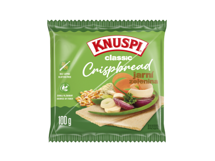 KnuspiCrispbread 100g JarZel folie