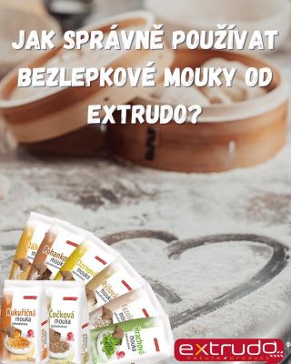 ❓ Víte, jak správně používat bezlepkové mouky od Extrudo? Napište nám do komentářů, která je Vaše nejoblíbenější 🥰 a co z...