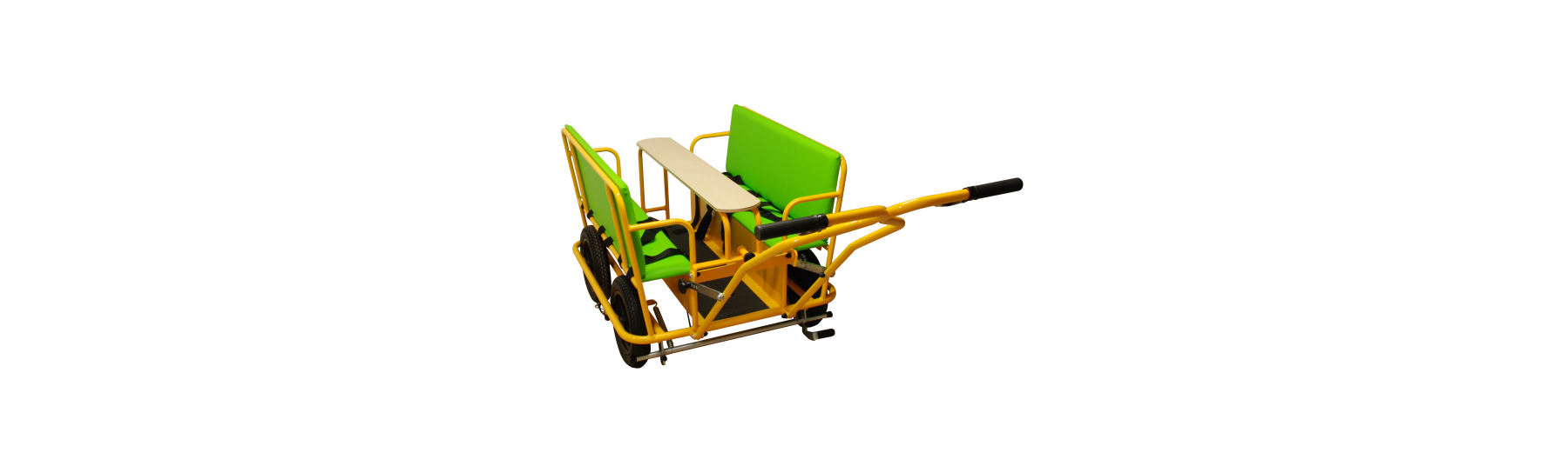 Vozík žlutozelený