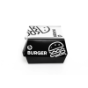 OBAL BURGER MALÝ 13*13*10 OBJEM GSM 255G/M2 Biela
