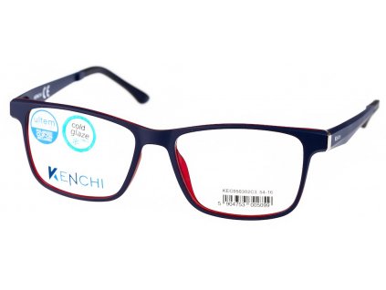 Kenchi C050302-C3 tm.modrá/červená (vč. 3ks slunečních klipů)