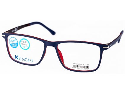 Kenchi C050311-C1 tm.modrá/červená (vč. 3ks slunečních klipů)