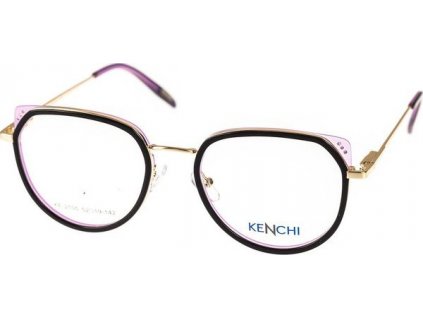 Kenchi 2105-C2 černá/sv.fialová/zlatá