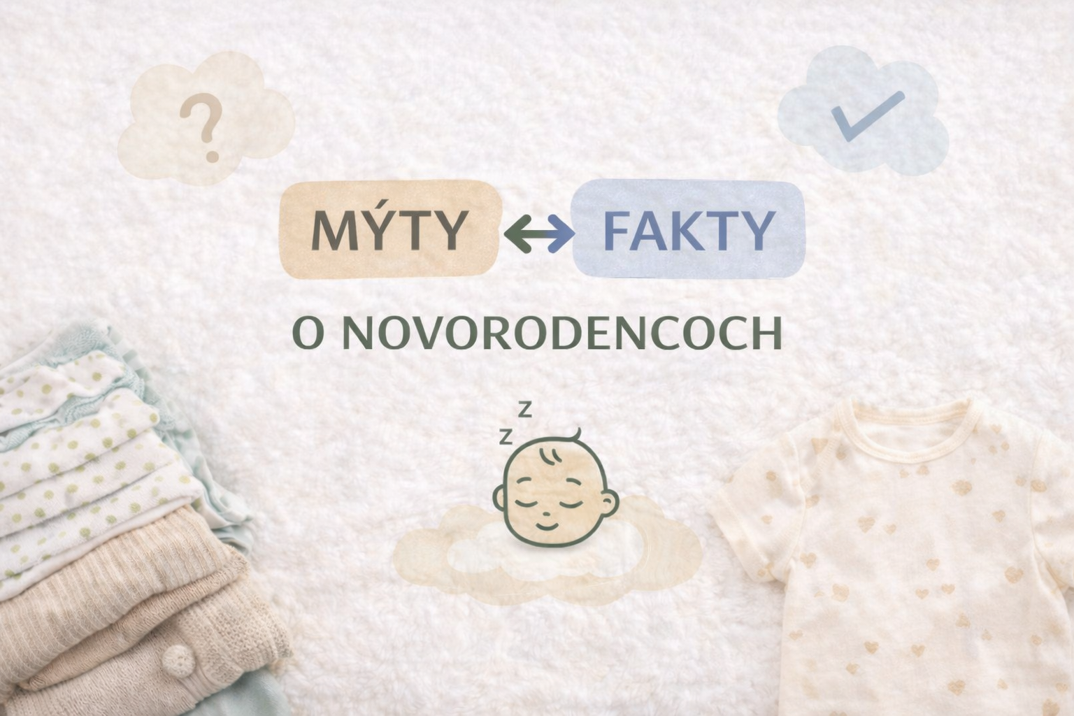 Najčastejšie mýty o novorodencoch: Čo je pravda a čo mýtus?