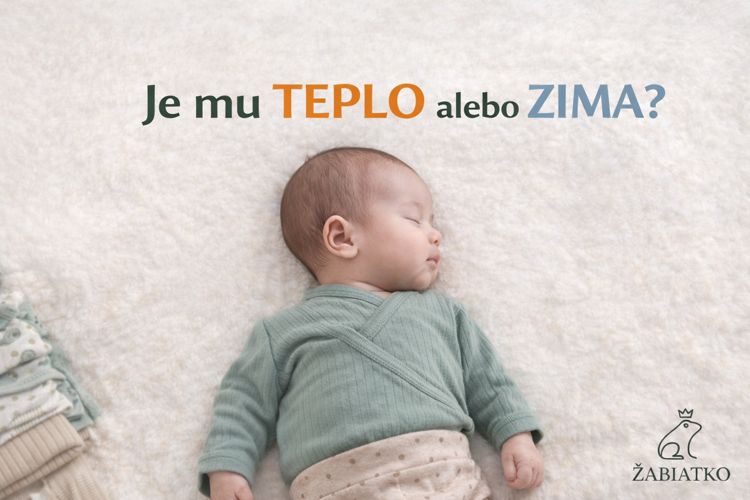 Ako zistiť, či je bábätku teplo alebo zima? Praktický sprievodca pre rodičov