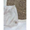 Set mušelín body+kraťasy Pure Sand