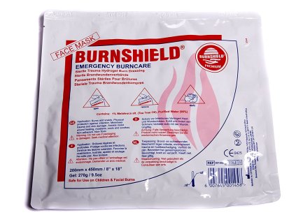 Obvaz na popáleniny - obličejová maska 20 cm x 45 cm