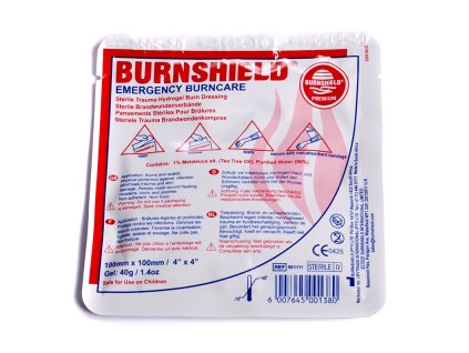 Obvaz na popáleniny - set obvazů - 3  ks  10 cm x 10 cm