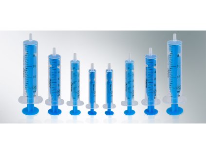 Injekční stříkačka 20 ml, dvoudílná, LUER, jednorázová