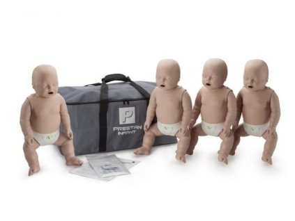 Prestan KPR-AED simulátor kojence s KPR monitorem - balení 4 ks