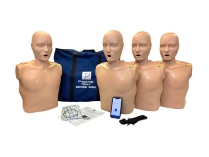 Prestan Professional 2000 - KPR figurína dospělého člověka s KPR monitorem a Bluetooth připojením - balení 4 ks