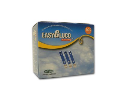 Testovací proužky EasyGluco 50 ks expirace 11/2023
