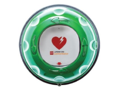 AED Rotaid Green s alarmem - skříňka pro AED defibrilátor výhřívaná