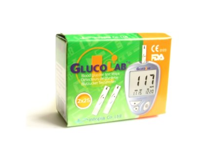 Testovací proužky GlucoLab 50ks