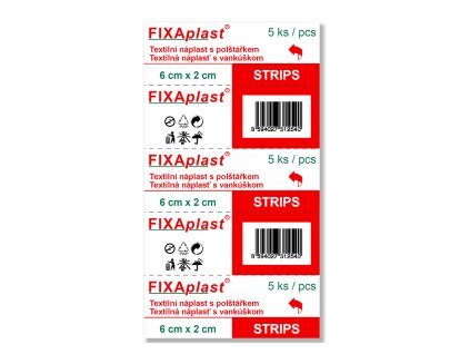 Náplast FIXAPLAST STRIPS 5 KS