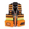 TES - reflexná oranžová vesta (Veľkosť S-M)