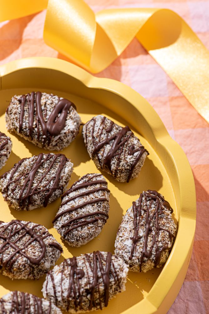 Mrkvové kuličky ve tvaru vajíček