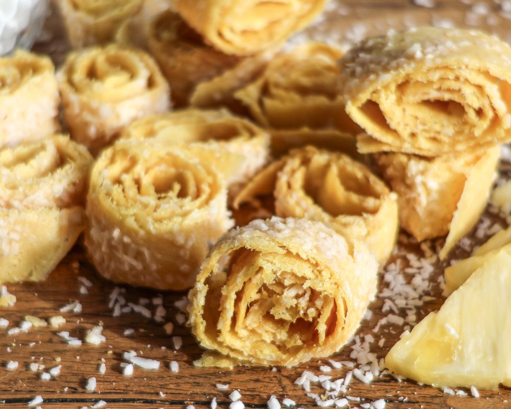 Ovocná placka Piňa Colada