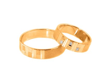 Zlaté Svadobné obrúčky z červeného zlata