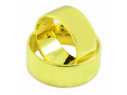 Svadobné obrúčky zo žltého zlata 8 mm