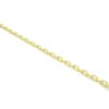 Zlatá pilovaná retiazka zo žltého zlata - Anker 4