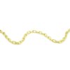 Zlatá pilovaná retiazka zo žltého zlata - Anker 4