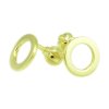 Náušnice zo žltého zlata na balón - Krúžky