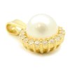 Prívesok zo žltého zlata - Perla
