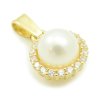 Prívesok zo žltého zlata - Perla