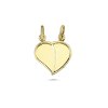 Zlatý prívesok Srdiečko  pre dvoch